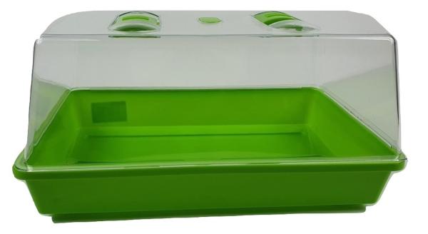 Mini Gewächshaus Kunststoff 38x24x18cm - 2 Farben -